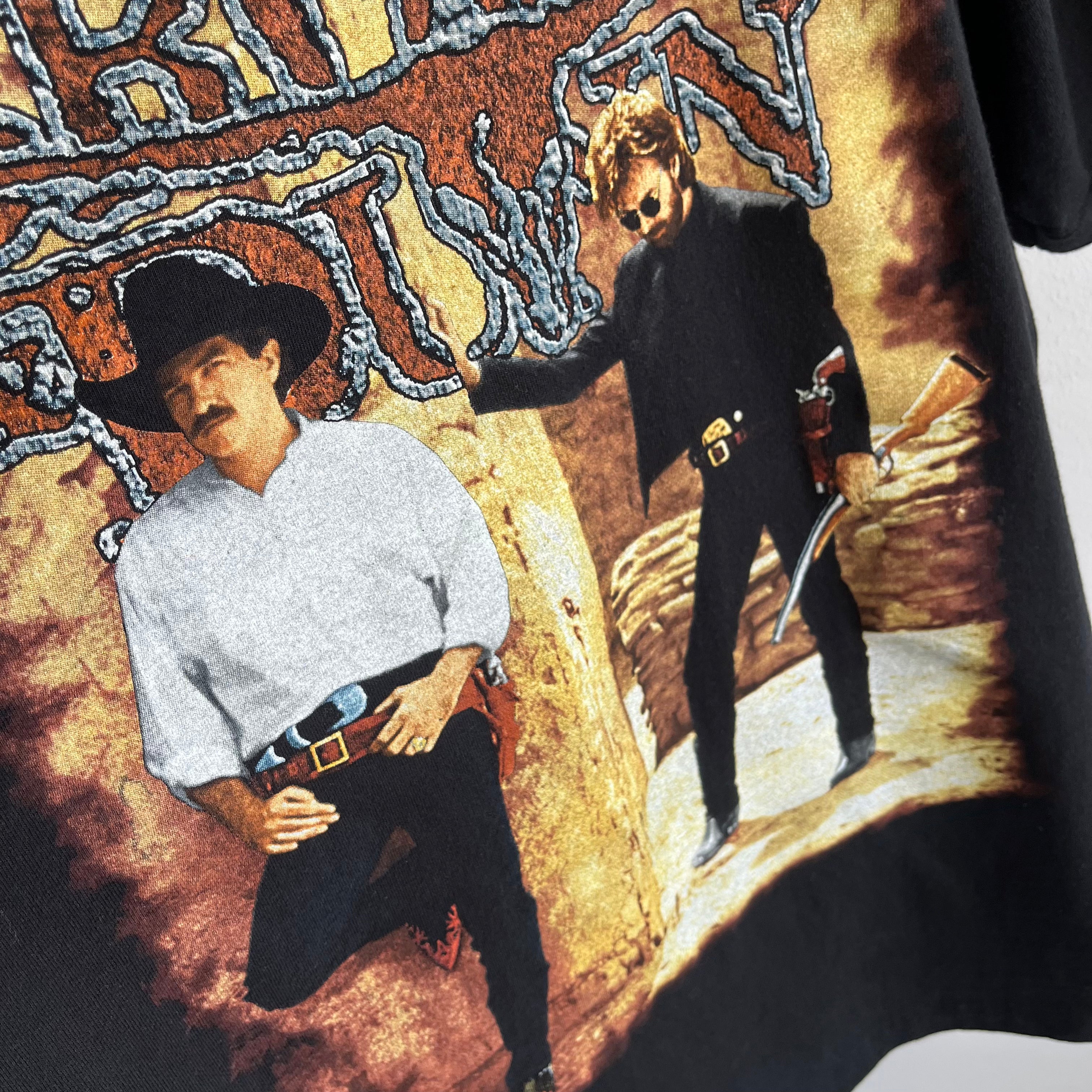 1990s Brooks & Dunn Front and Back T-Shirt