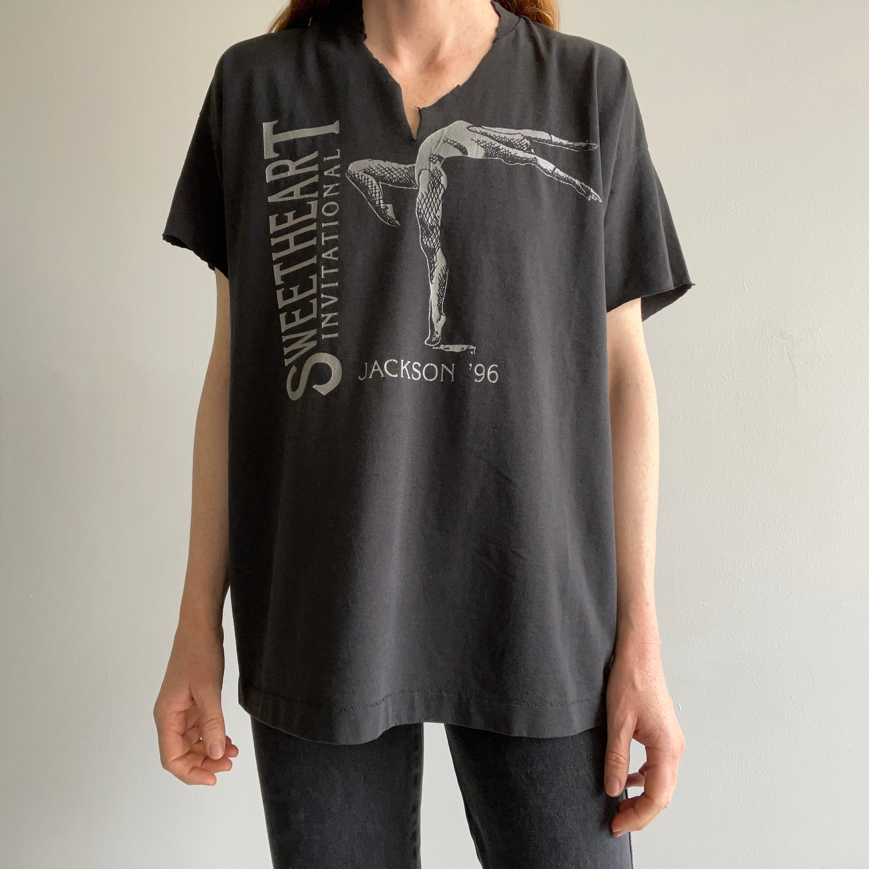 1996 Sweetheart International Dance Cut Neck T-Shirt