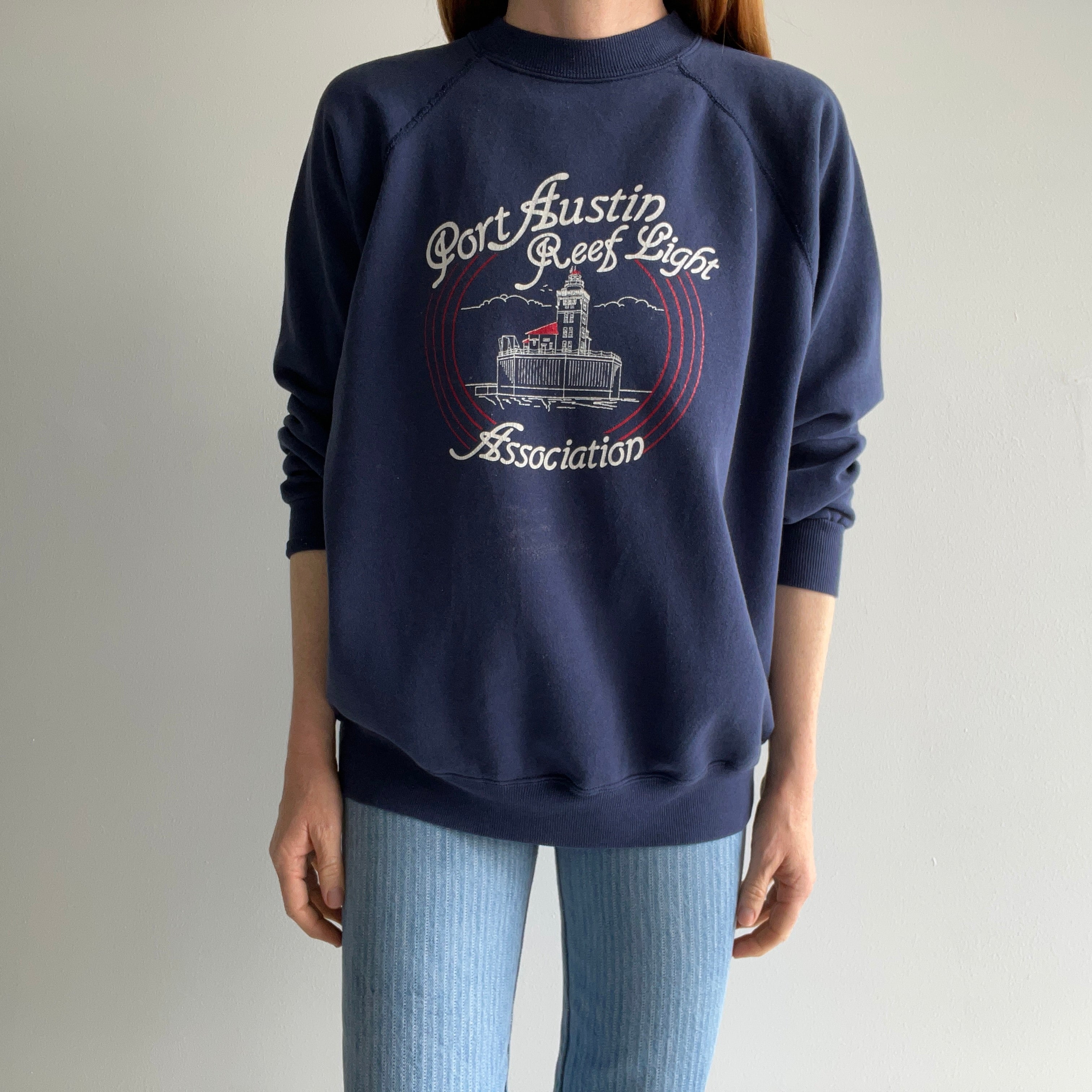 1980s Port Austin Reef Light Association Sweatshirt