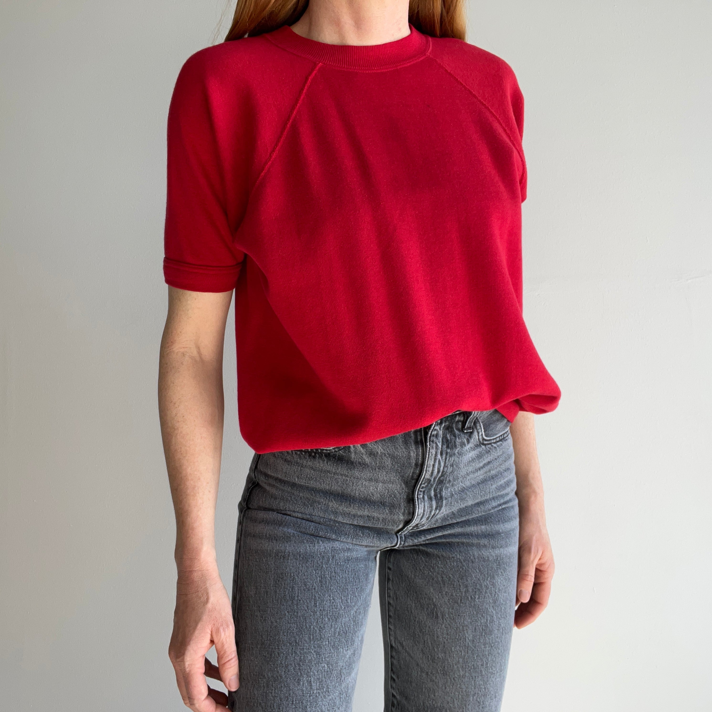 1980s Super Soft and Super Slouchy Lipstick Red Warm UP by Steinwurtzel