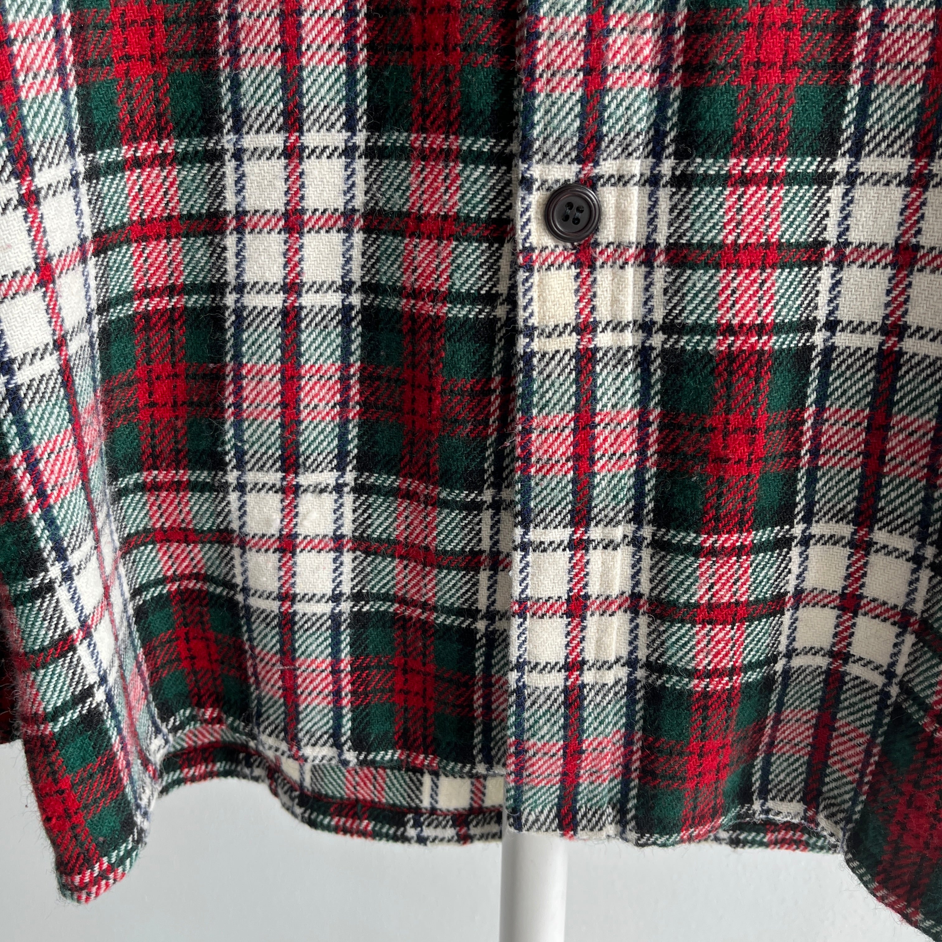 1960/70s McGregor USA Made Flannel with Tattering