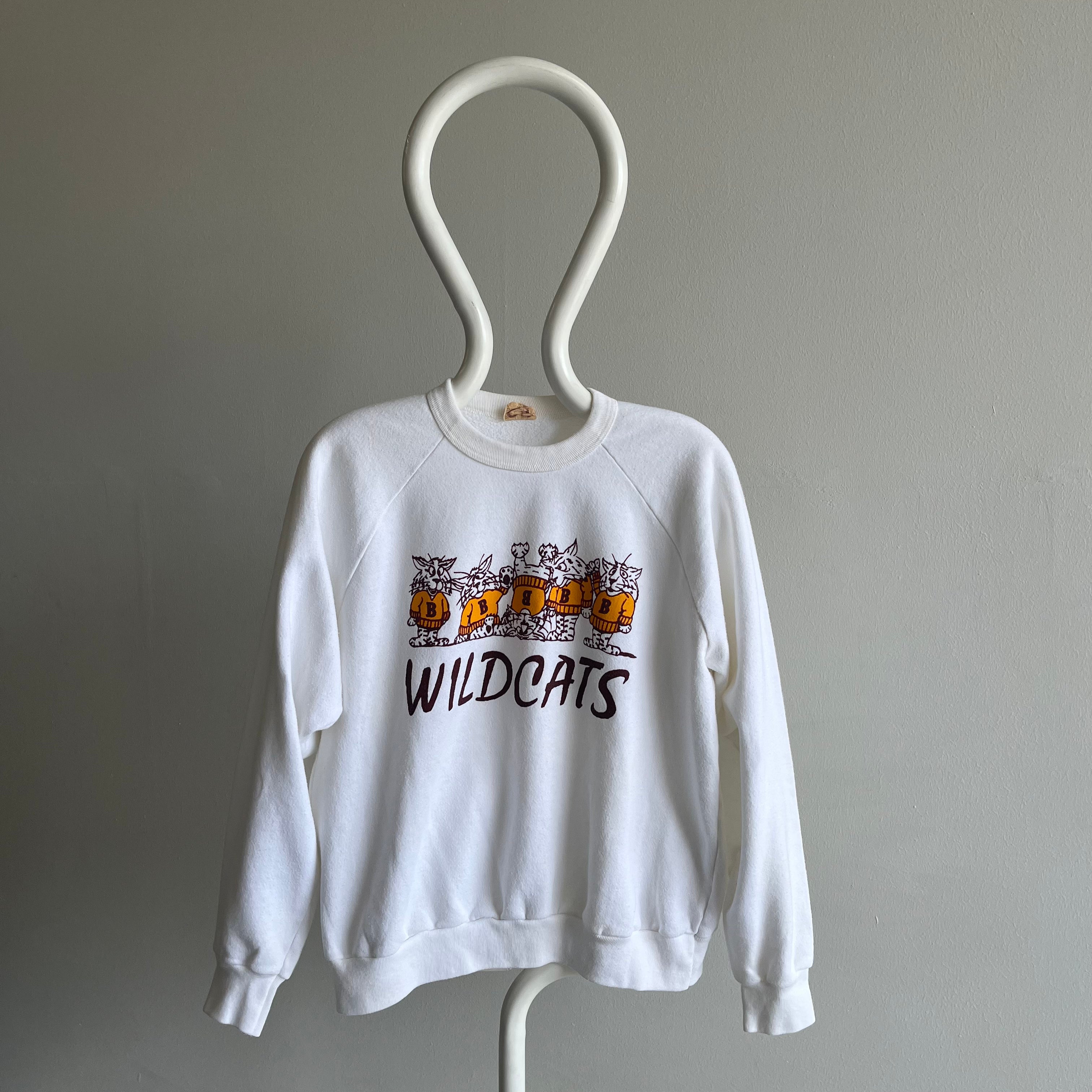 1970s Wildcats Rolled Neck Sweatshirt