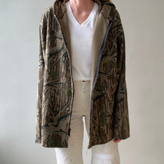 1980s/90s Camo Zip Up Hoodie