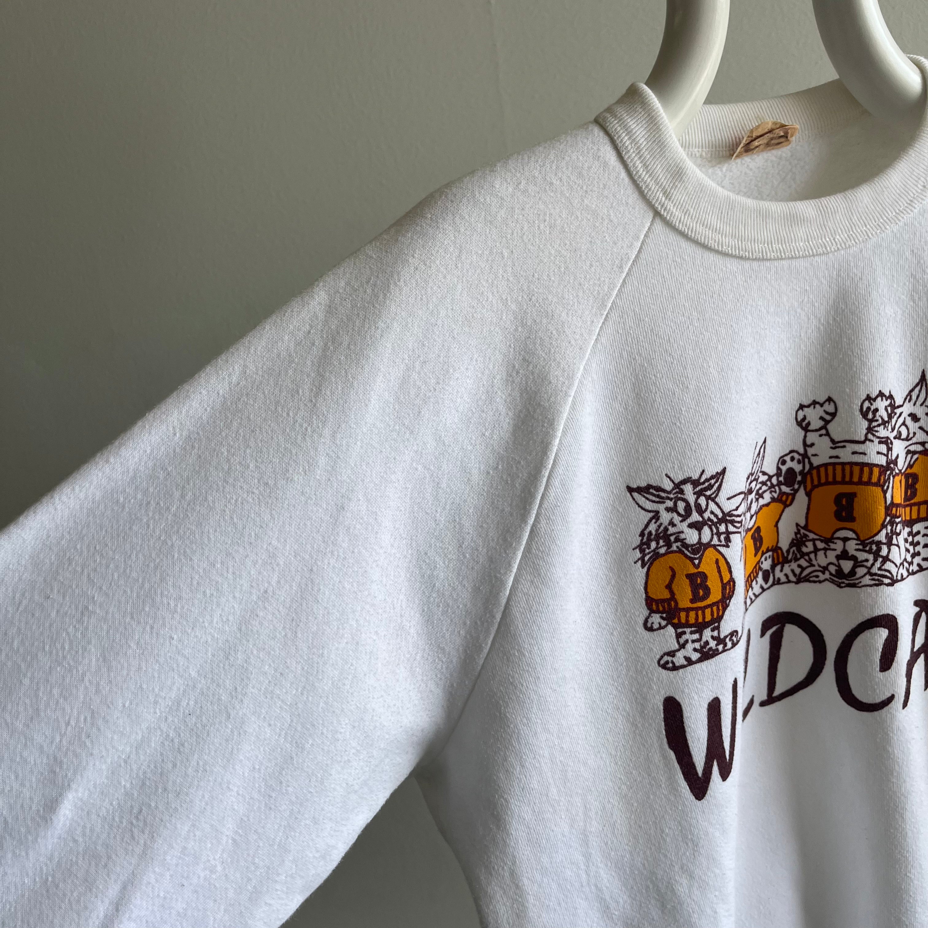 1970s Wildcats Rolled Neck Sweatshirt