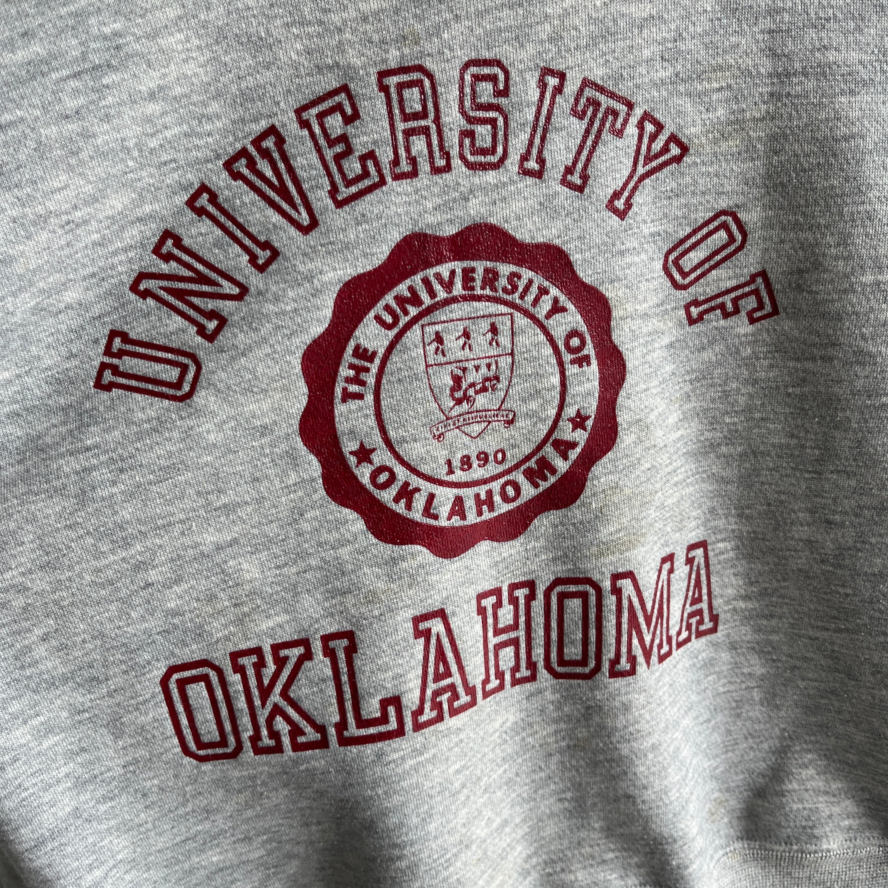 1980s University of Oklahoma Sweatshirt by Jansport (But Really Bassett Walker)