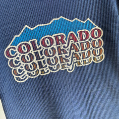 1970s Faded and Worn Colorado Waffle Knit on a FOTL - WOW!