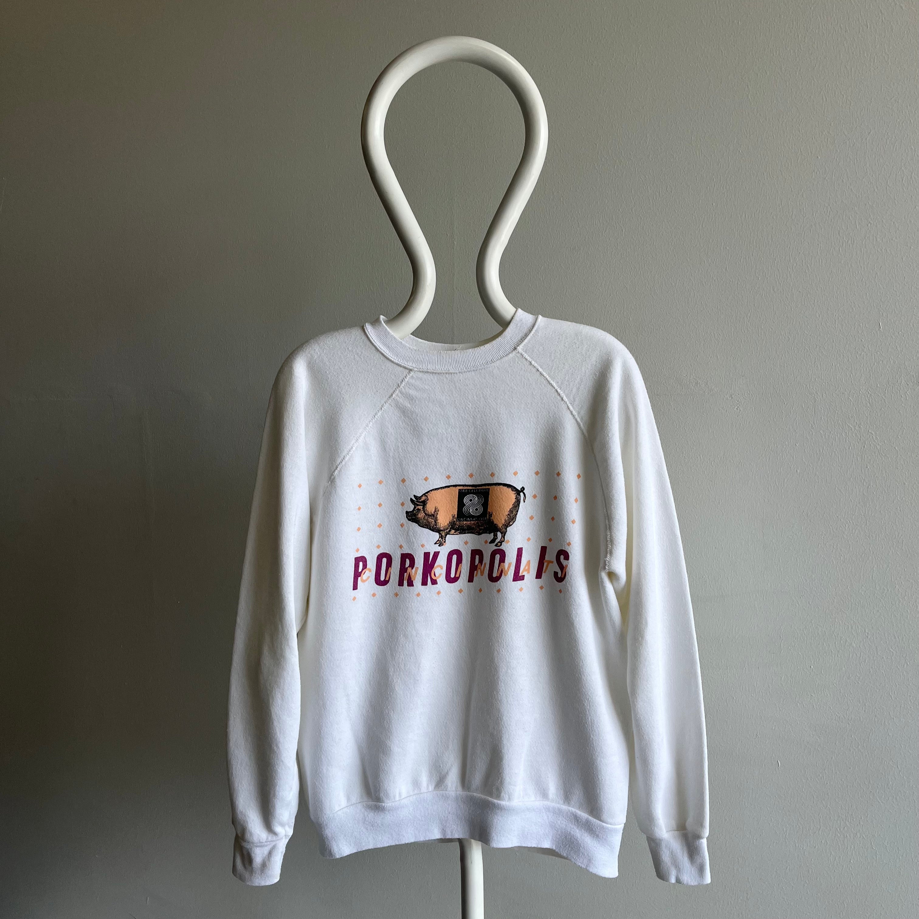 1988 Porkopolis Cincinnati Sweatshirt - Yup