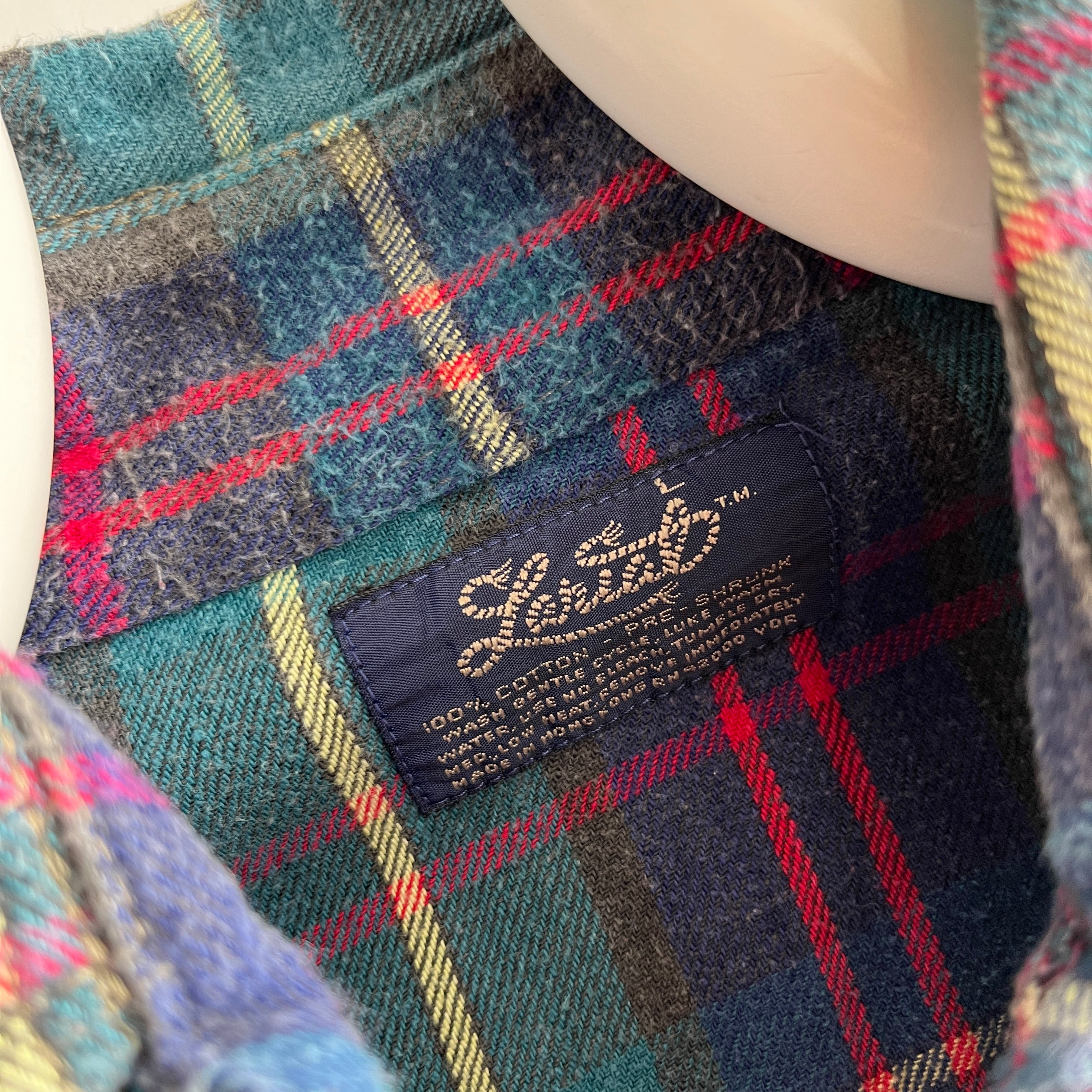 1980s Lariat Cotton Cowboy Flannel - So Cool!