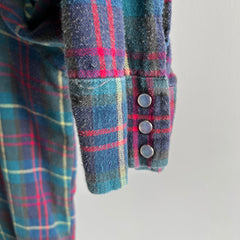 1980s Lariat Cotton Cowboy Flannel - So Cool!