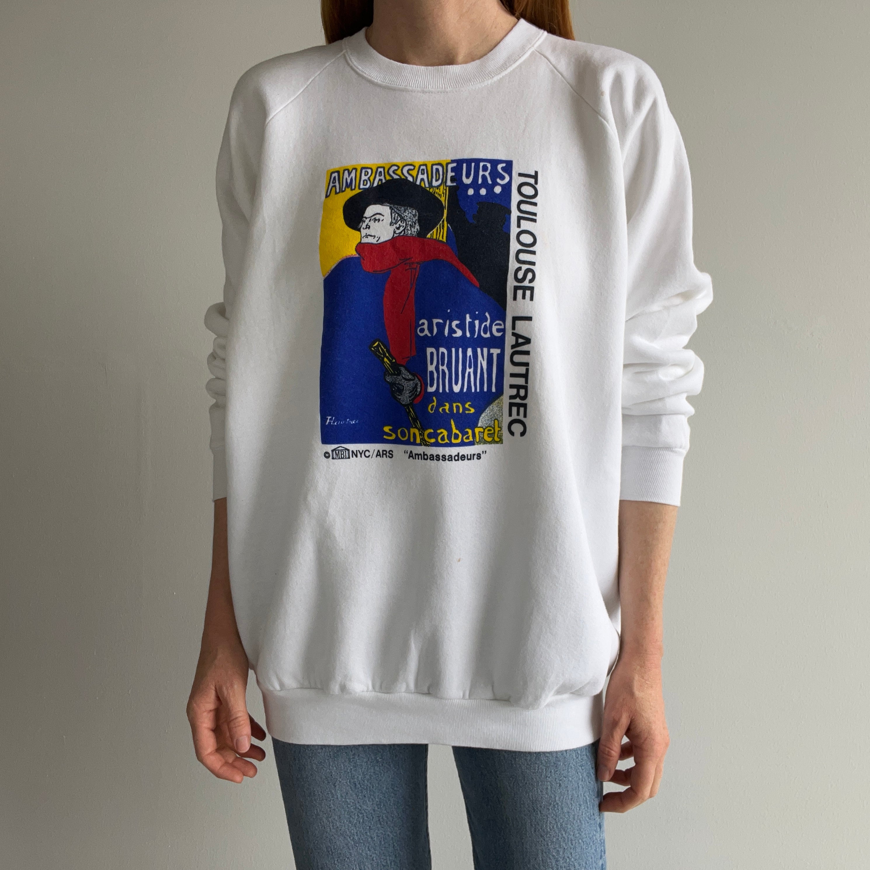 1980/90s Toulouse Lautrec FOTL Sweatshirt