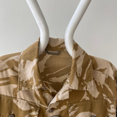 1999 Tan And Brown Camo British Military Jacket/Shirt