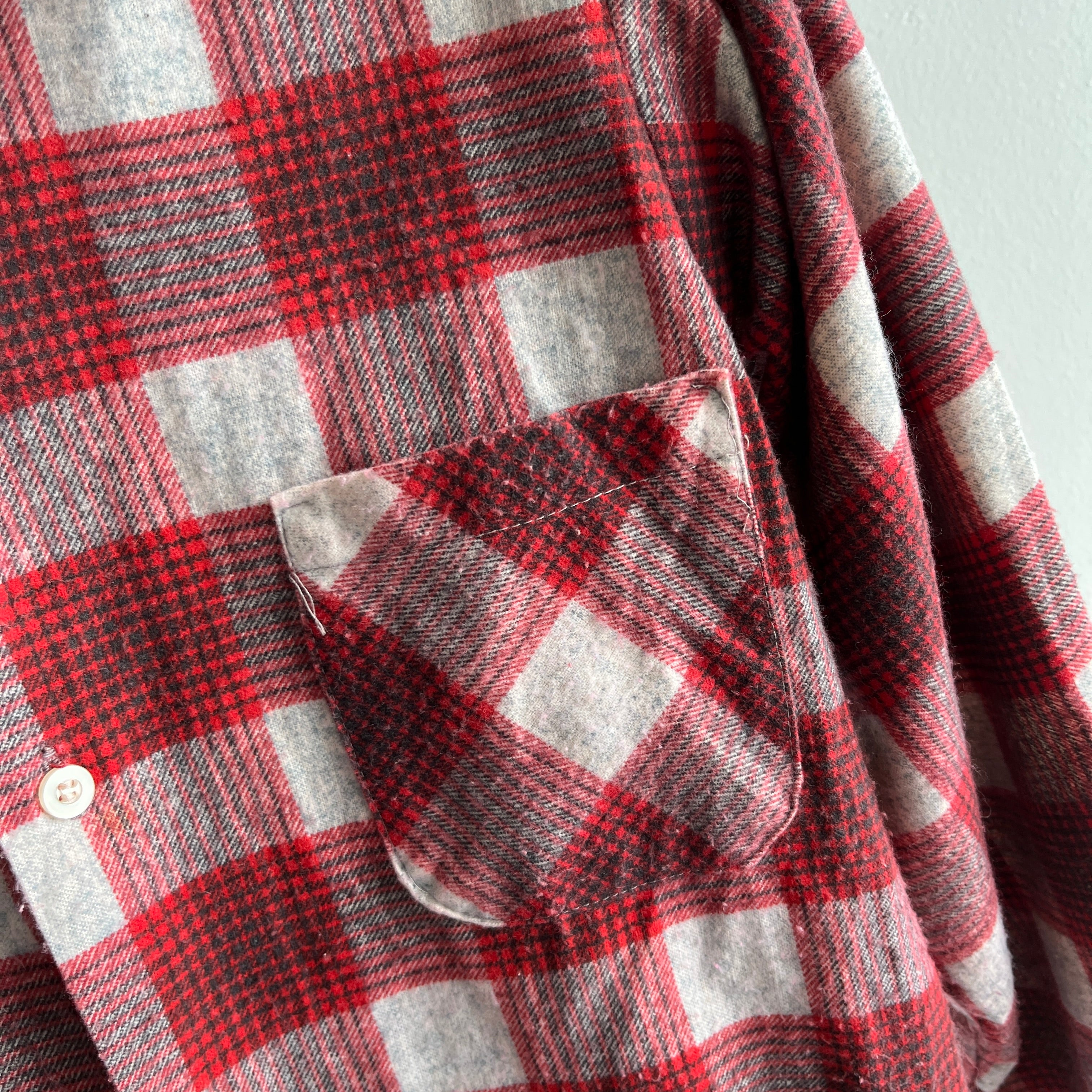 1970s Northway Lightweight Cotton Flannel - USA Made