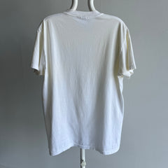 2000s Blank White Aged To Ecru T-Shirt