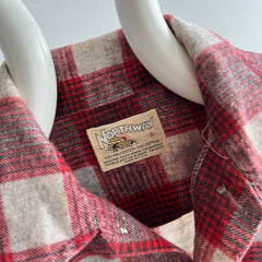 1970s Northway Lightweight Cotton Flannel - USA Made