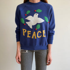 1980s DIY Peace Sweatshirt - The Sweetest