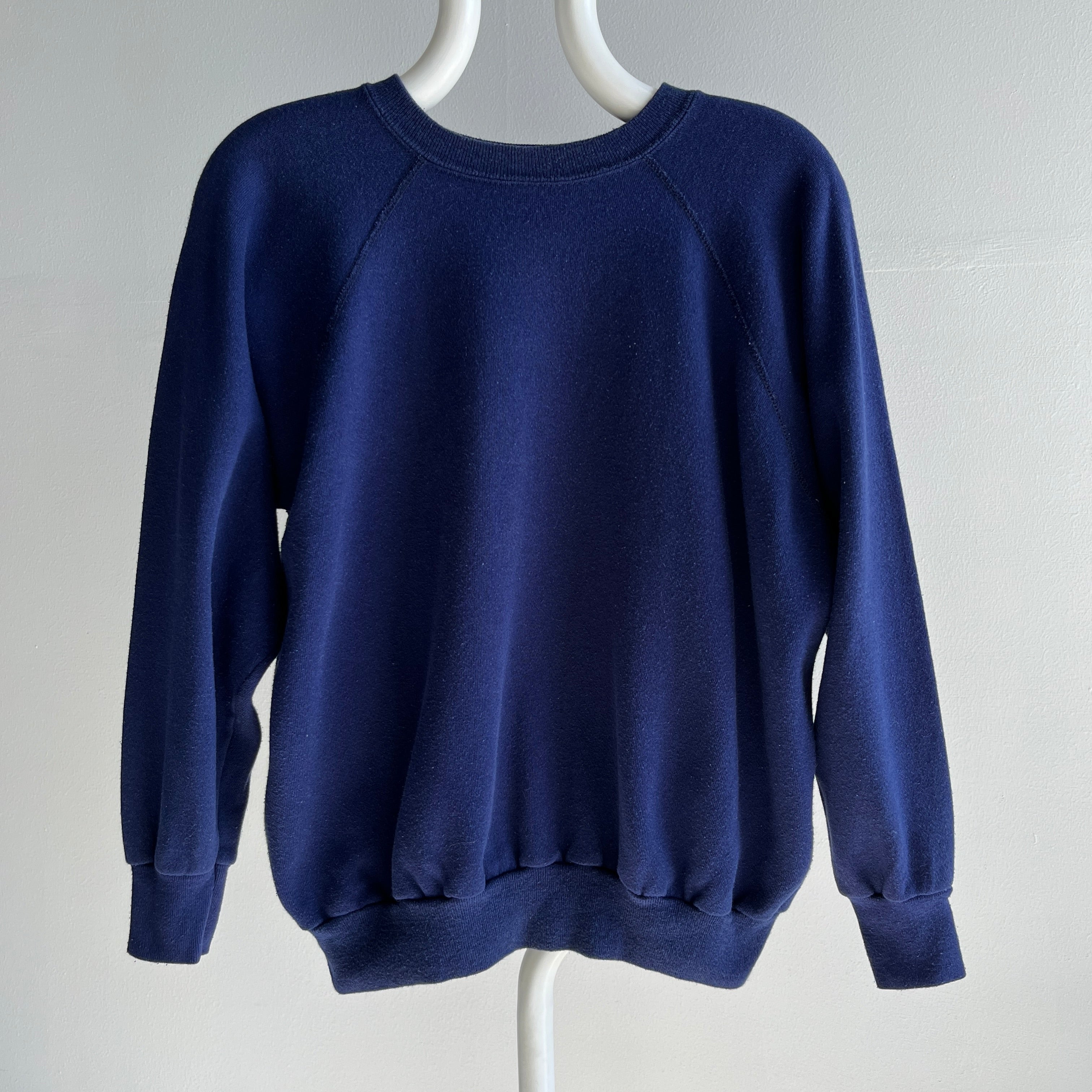 1980s Super Soft Navy Raglan