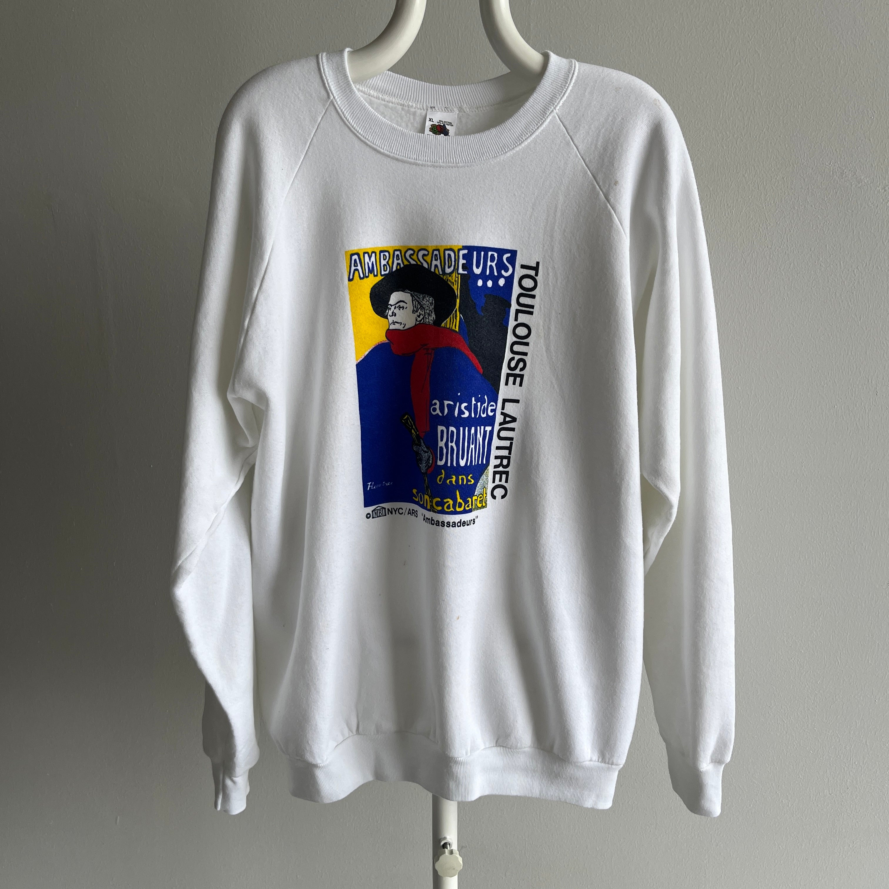 1980/90s Toulouse Lautrec FOTL Sweatshirt