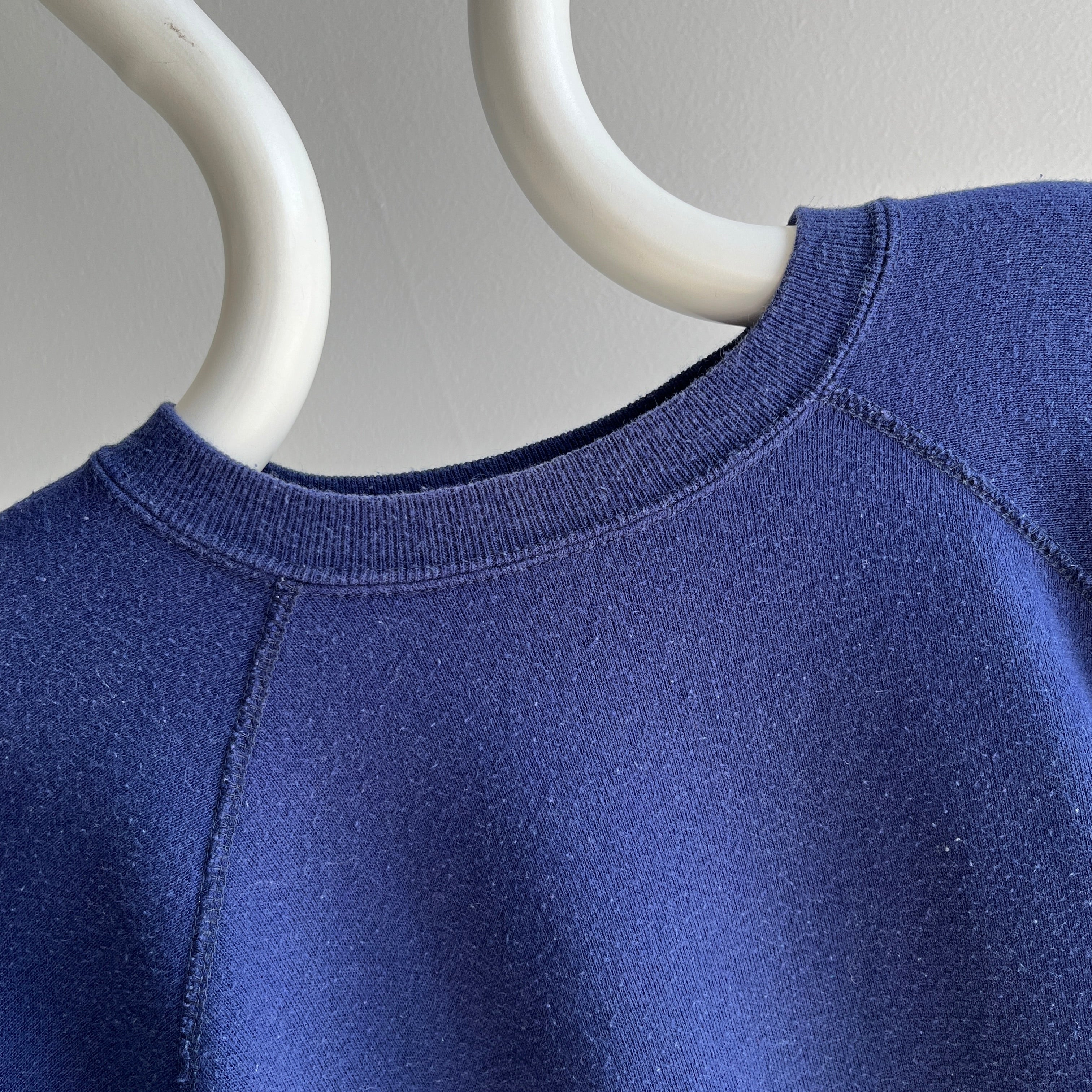 1980s Super Soft Navy Raglan