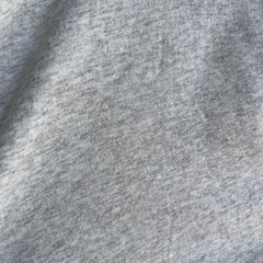 1980/90s Blank Light Gray Sweatshirt with Heavy Staining