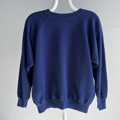 1980s Super Soft Navy Raglan