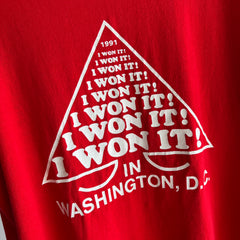 1991 I WON IT, Washington DC T-Shirt