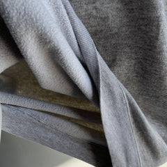 1980/90s Blank Light Gray Sweatshirt with Heavy Staining