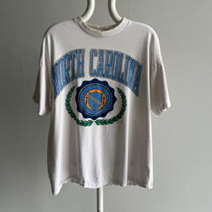 1980/90s Tattered, Torn, Worn, Washed with Dark Colors, North Carolina T-Shirt