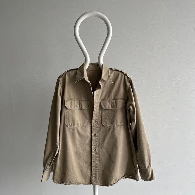 1960/70s Cotton Safari Cotton Shirt