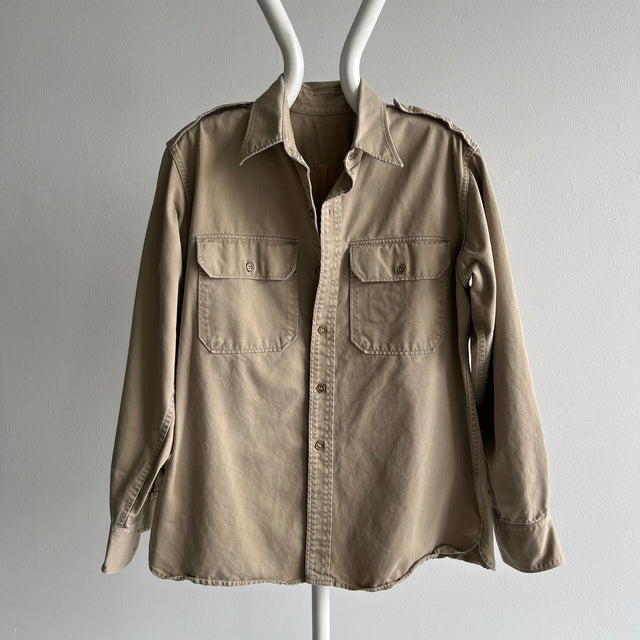 1960/70s Cotton Safari Cotton Shirt