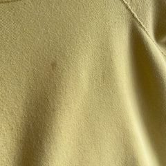 1980s Mellow Yellow Soft Stained Sweatshirt