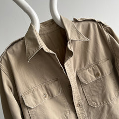 1960/70s Cotton Safari Cotton Shirt