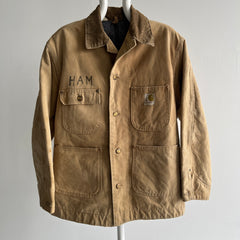 1980/90s Ham's USA Made Carhartt Flannel Lined Workwear Chore Jacket