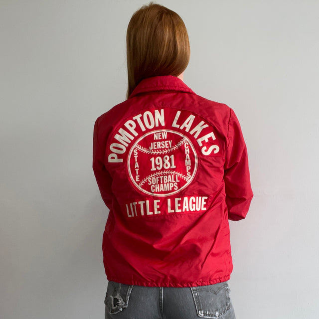 1981 "Dawn" Pompton Lakes Little League Softball Jacket - So Good