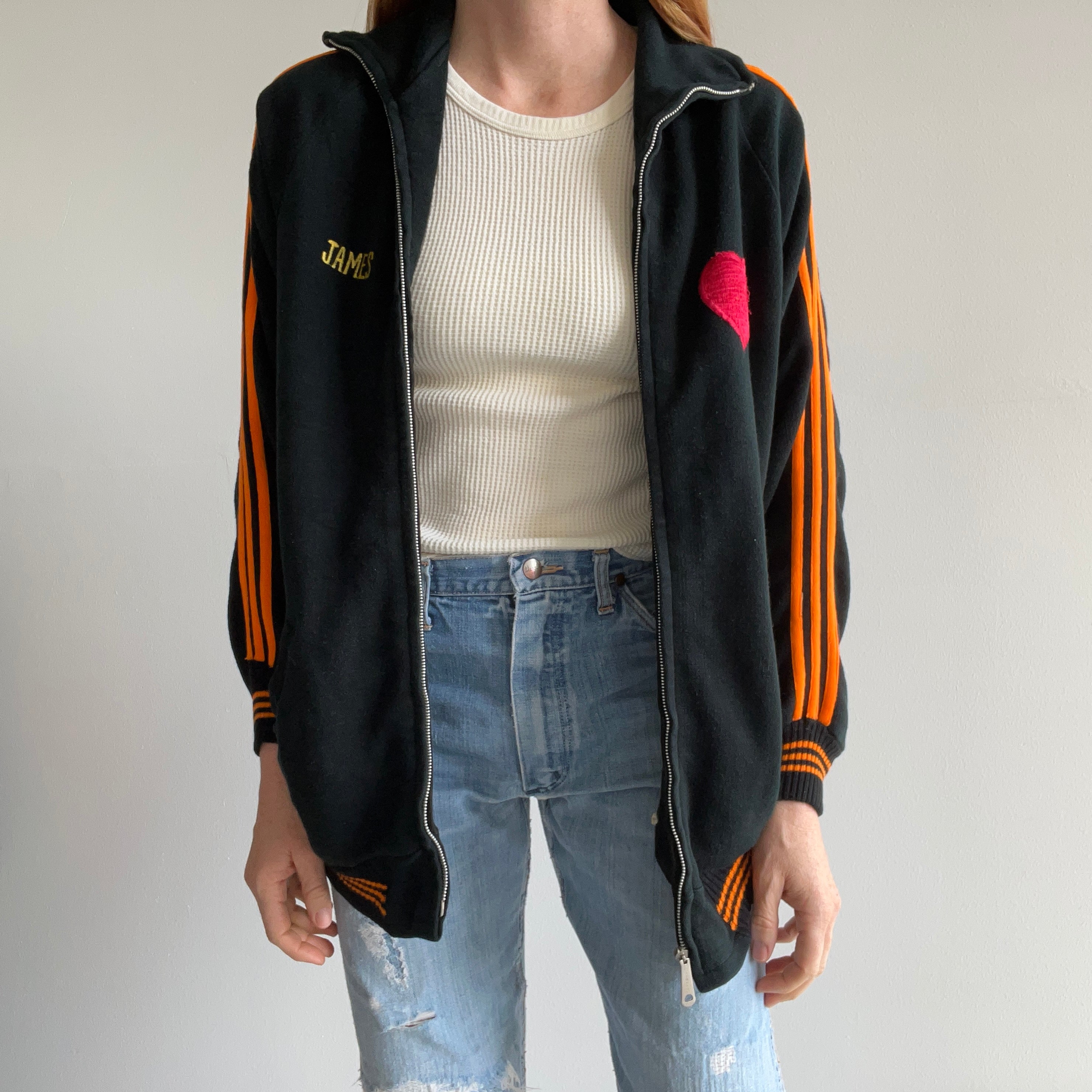 1970s James Triple Stripe Sweatshirt - WOAH