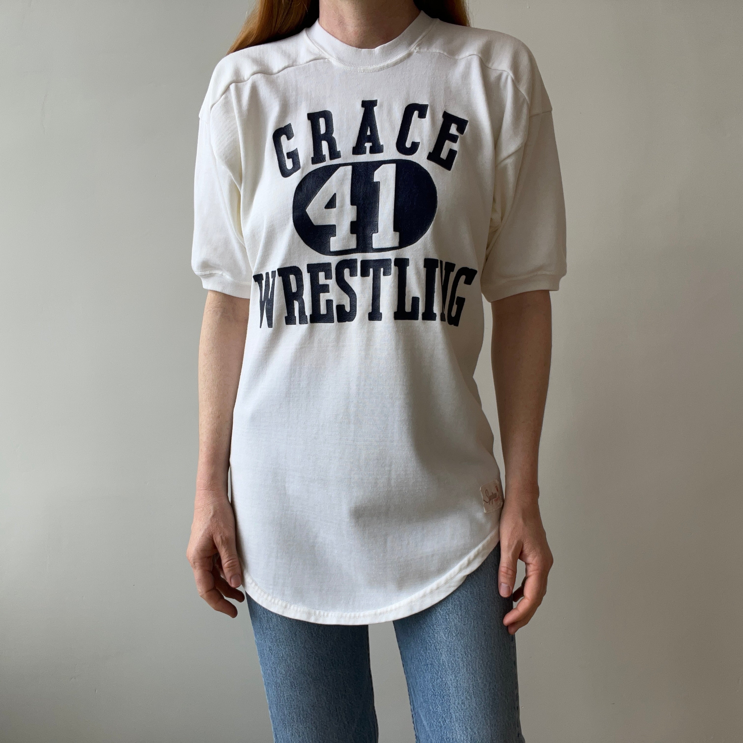 1970s Grace Wrestling Football Shirt