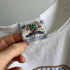 1980s Poco Loco Club St. Thomas, Virgin Islands Cropped Tank Top - Very good!