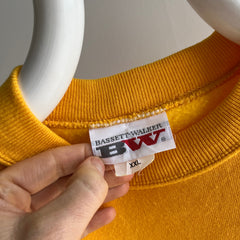 1980s Marigold Yellow Raglan by Bassett Walker