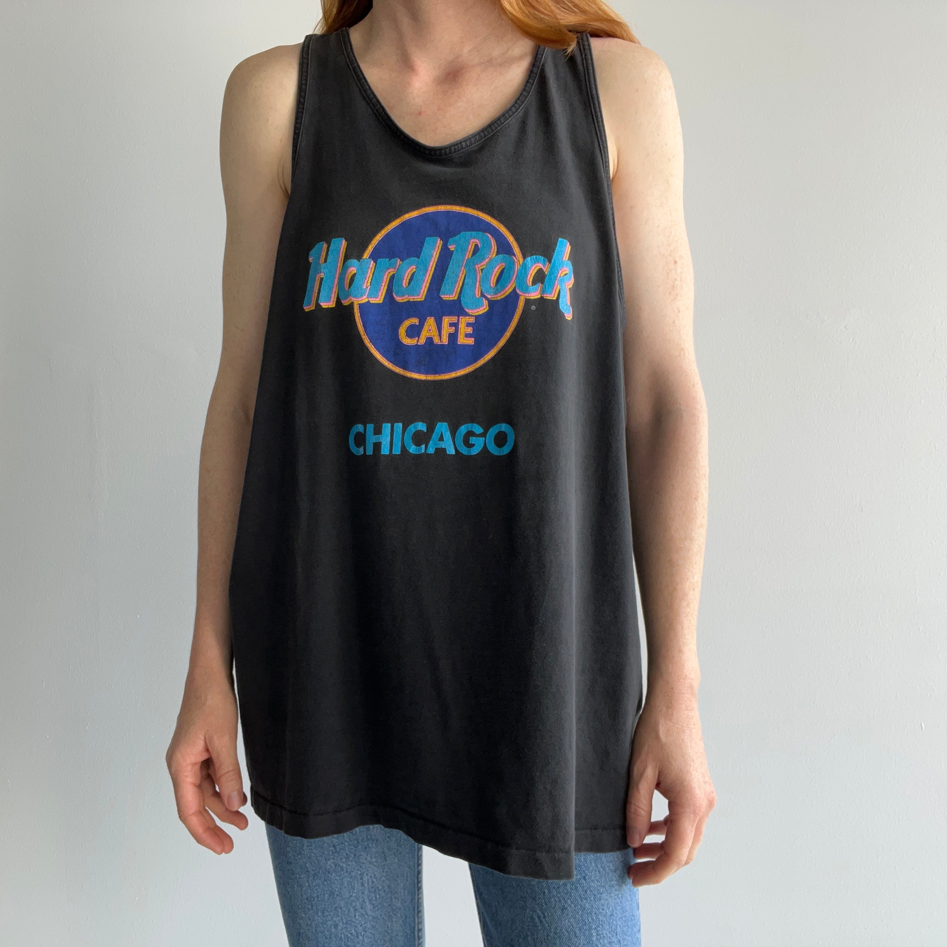 1990s Hard Rock Cafe Chicago Cotton Tank Top