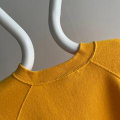 1980s Marigold Yellow Raglan by Bassett Walker