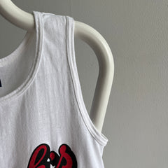 1980s Stroh's Beer Tank Top on a Sneakers Brand Tee