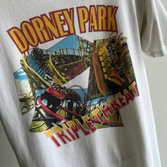1980/90s Dorney Park Triple Threat Aged T-Shirt