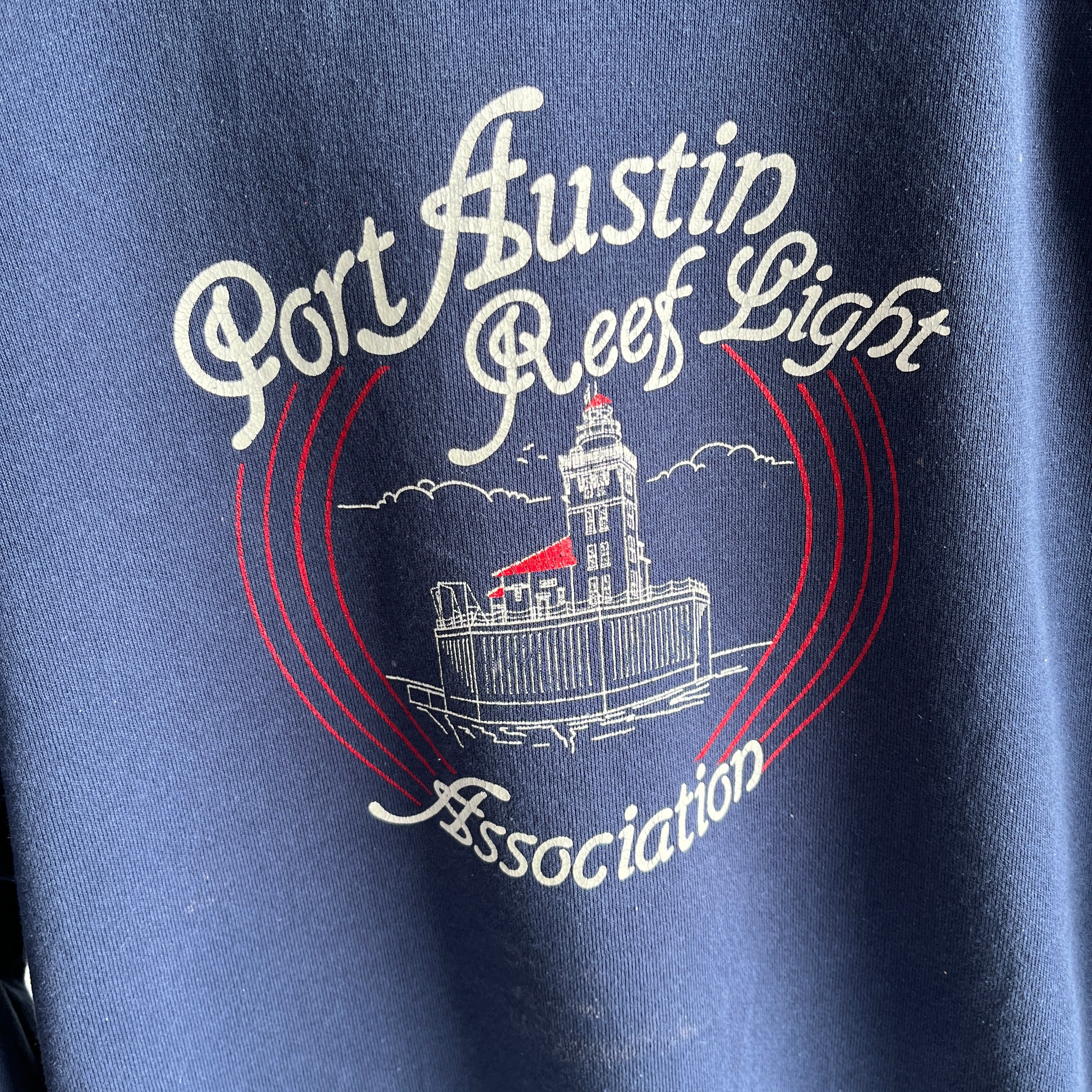 1980s Port Austin Reef Light Association Sweatshirt