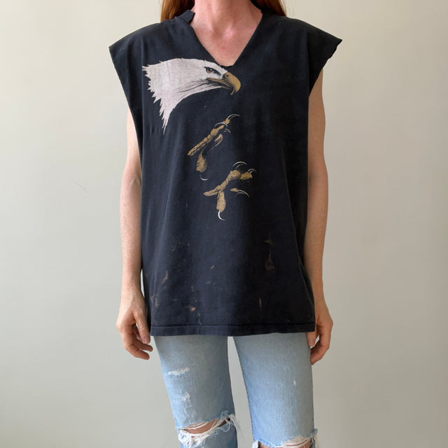 1985 Cut Off Eagle T-Shirt
