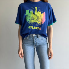 1980s Atlanta Two Tone Sleeve Tourist T-Shirt
