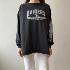 1990s (Late) Oakland Raiders Long Sleeve T-Shirt - Larger Size