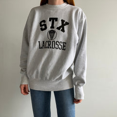 1990s STX Lacrosse Reverse Weave Sweatshirt