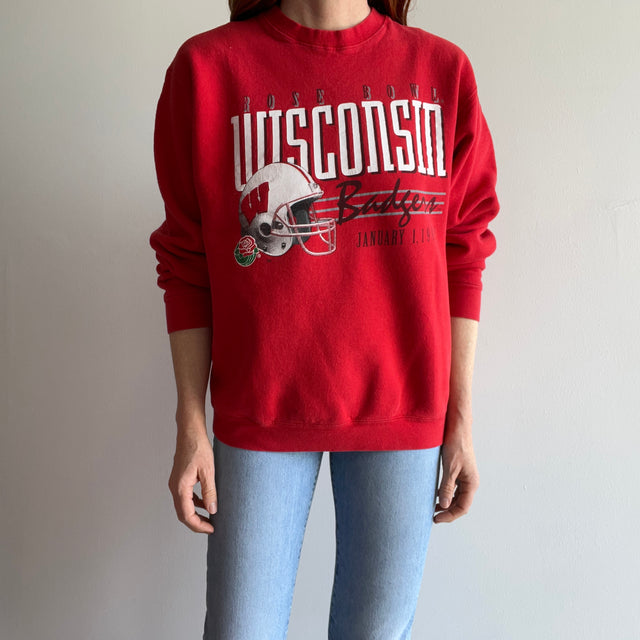 1999 Rose Bowl Wisconsin Badgers Heavyweight Faded Sweatshirt