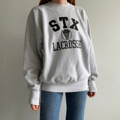 1990s STX Lacrosse Reverse Weave Sweatshirt