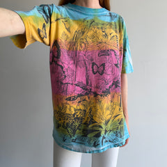 1990s Jungle Amazon Layer Cake Tie Dye T-Shirt - THIS IS AWESOME/DUH