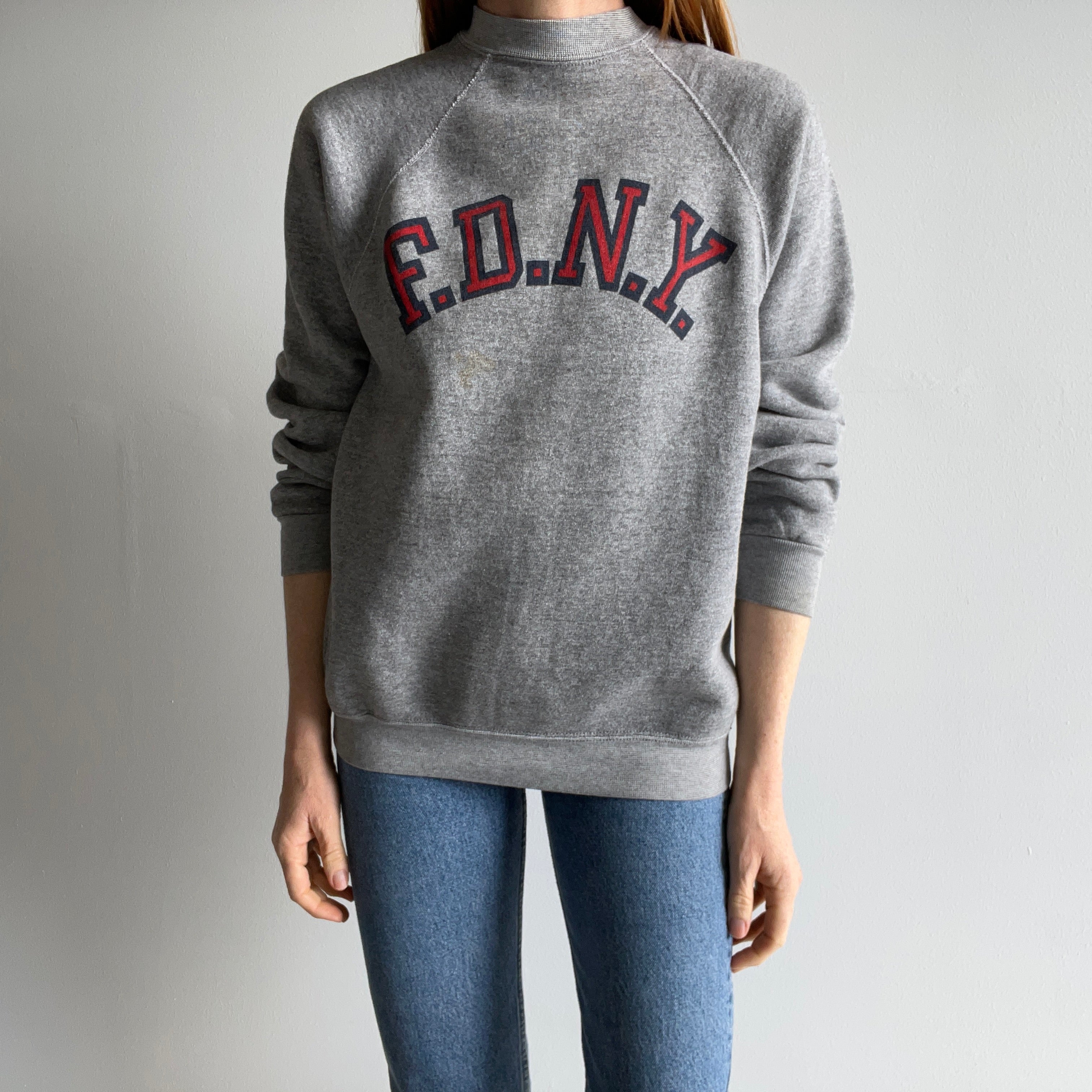 1980s FDNY Sweatshirt by Discus - WOW